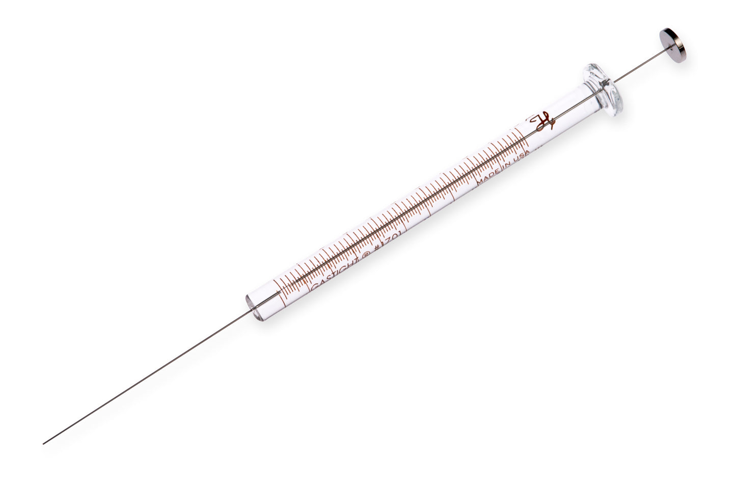 10 µL, Model 1701 N Syringe, Cemented Needle, 26s ga, 2 in, Point Style 3