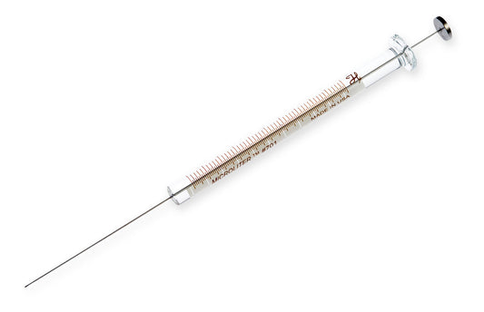 10 µL Microliter Syringe Model 701 N, Cemented Needle, 26s gauge, 2 in, Point Style 2