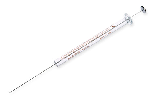 10 µL, Model 701 N Syringe, Cemented Needle, 23s ga, 2 in, Point Style AS