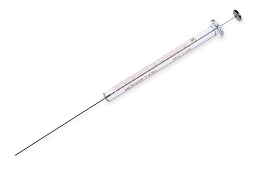 10 µL, Model 701 N Agilent Syringe, Cemented Needle, 23s ga, 2.55 in, Point Style AS