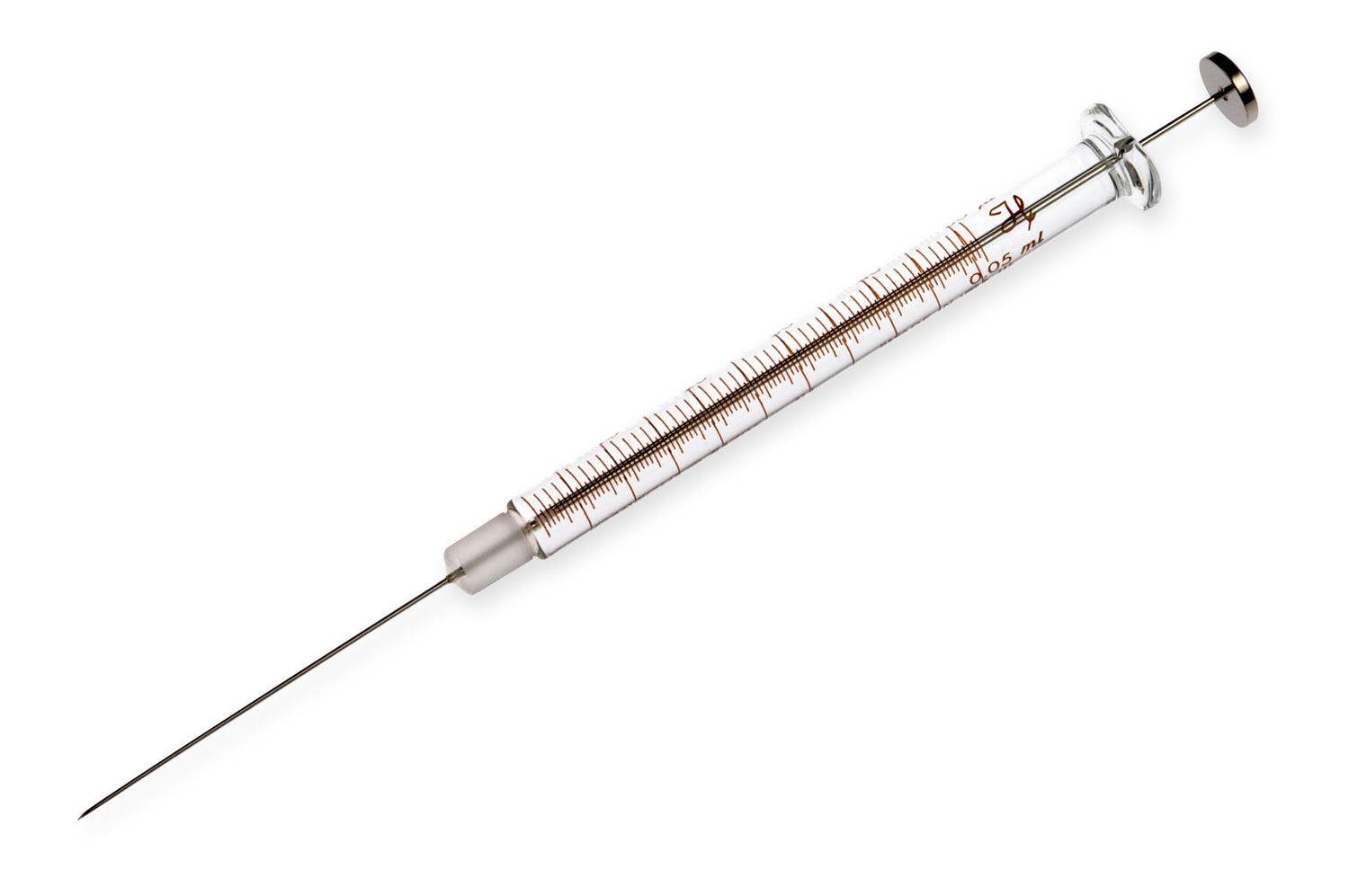 Image of H80900 - 50 µL Gastight Syringe Model 1705 N, Cemented Needle, 22s Gauge, 2 in, Point Style 2