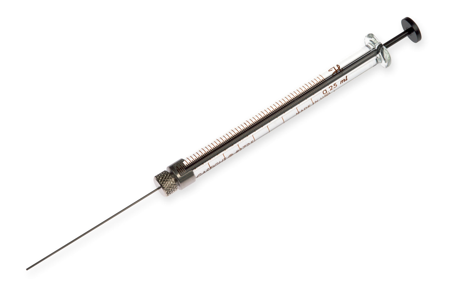 250 µL, Model 1725 RN Syringe, Large Removable Needle, 22 ga, 2 in, Point Style 3