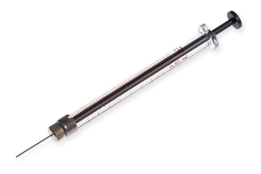 500 µL, Model 1750 RN Valco VISF-1 Syringe, Large Removable Needle, 22 ga, 0.75 in, Point Style 3