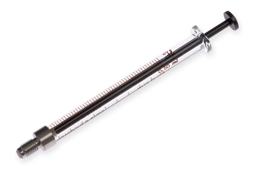 500 µL, Model 1750 C Syringe, 1/4-28 Threads
