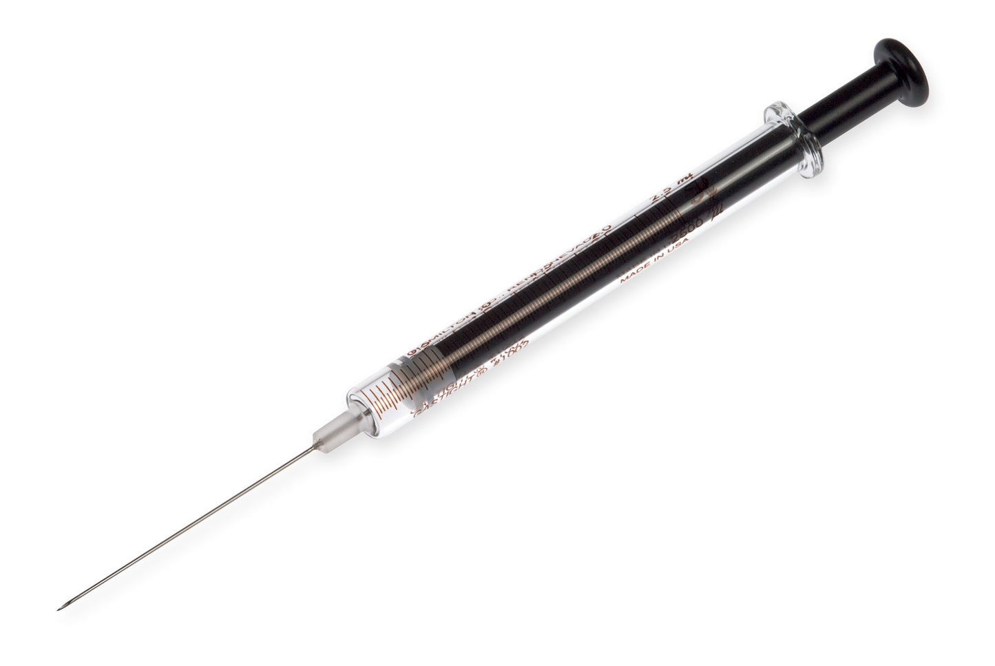 2.5 mL, Model 1002 LTN Syringe, Cemented Needle, 22 ga, 2 in, Point Style 2