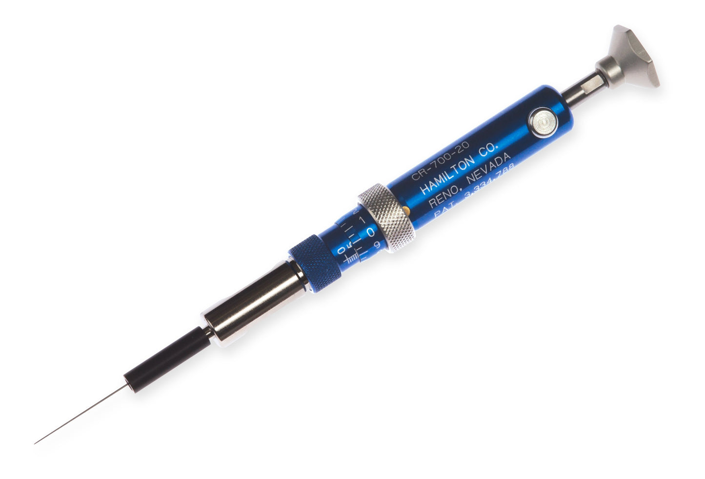 20 µL,  Model CR700-20 CR-700 Syringe, CR-700 Needle, 22s ga, 2 in, Point Style 3