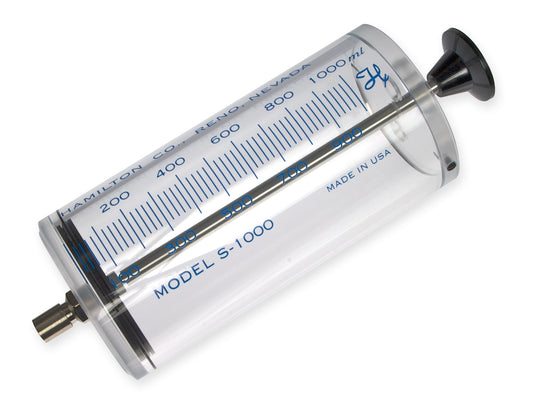 1 L, Model S1000 Tracheal Syringe, No Needle Available