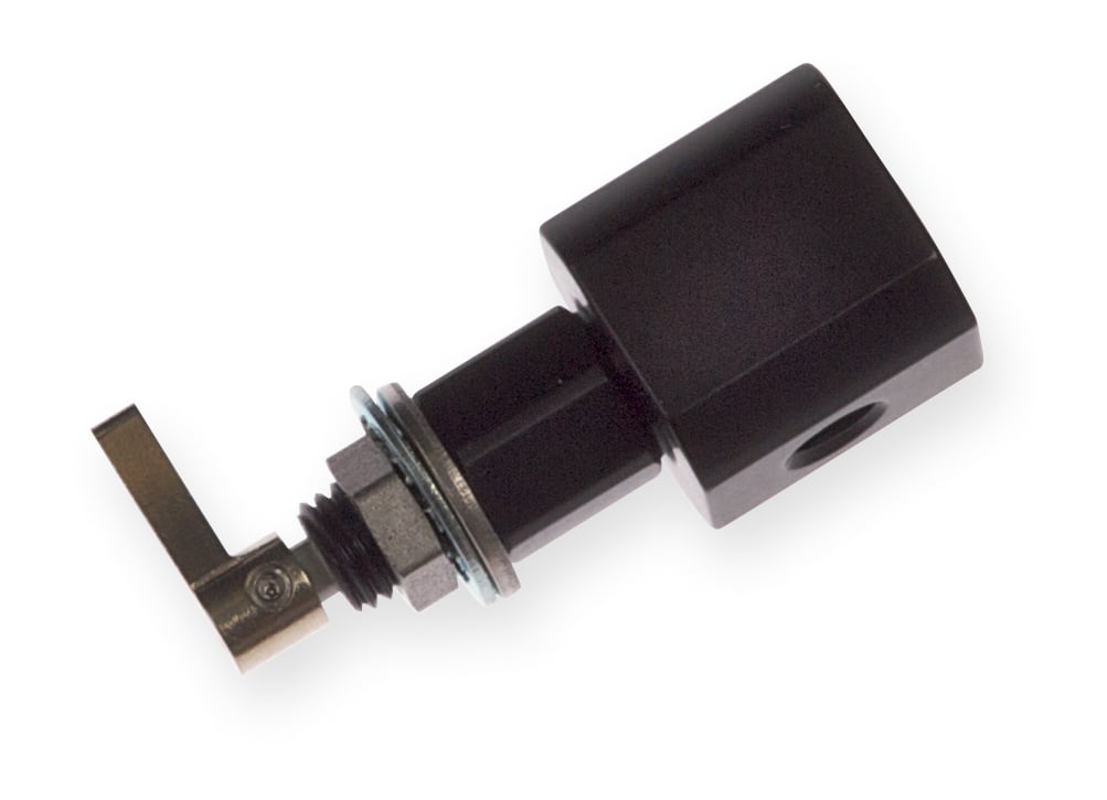 HVDP 2-5 Valve, Black with Female Luer