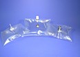 Tedlar Gas Sampling Bag, 18" x 18", 16L,CHROMSPEC, with Roberts Nickel Plated On/Off Valve with 1/4" Barbed Stem