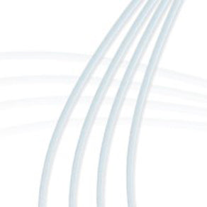 1/8" OD x .062" ID x 10ft PTFE Tubing, Natural