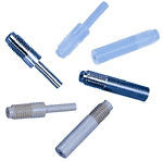 Tube adapter, Cheminert, 1/4-28, for 1/8" OD tubing, 1.5mm bore, PEEK