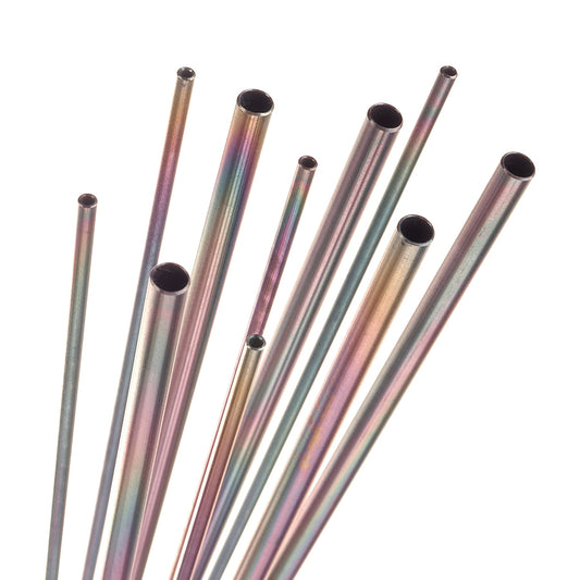 Tubing, Straight Silcosteel-CR 316L Seamless Stainless Steel, 0.277" ID x 3/8" OD x 6 feet (0.049" wall)