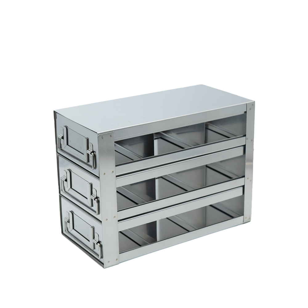 Drawer Freezer Rack for SBS formatted boxes, 3x3 configuration