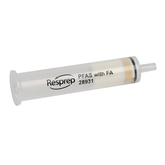Resprep PFAS SPE Cartridge with Filter Aid, 6 mL, Filter Aid 2000 mg/WAX 150 mg/GCB 50 mg, 30/pk