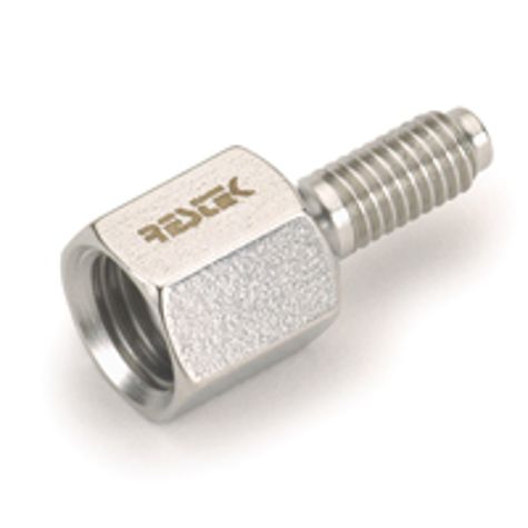 Adaptor for capillary column on Thermo TRACE and Focus SSL detector base; uses standard 1/16" ferrules