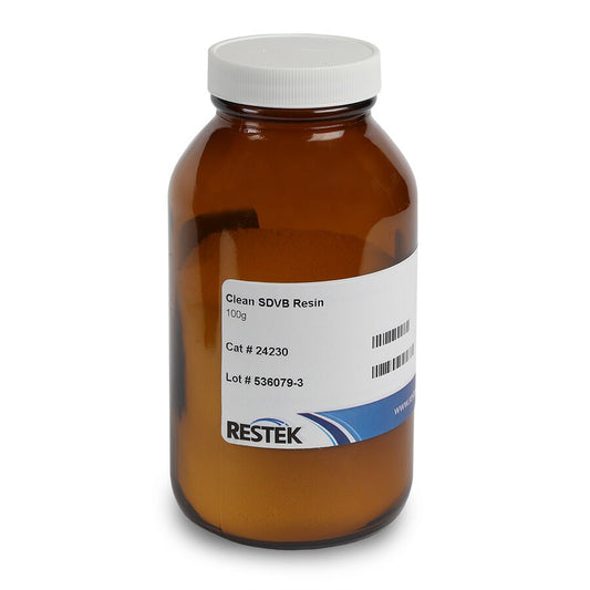 Ultra Clean Resin, (Equivalent to XAD-2, precleaned and purged, does not require baking prior to use), 100 g bottle