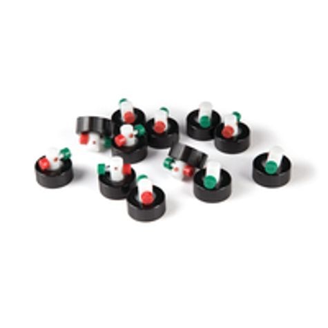 Mininert Valve For 24 mm Screw Cap Vials, 12/pk