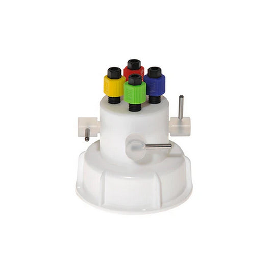 Safety Cap, GL45, 4 Ports, with Valves
