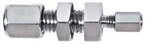 Union, Bulkhead External/Internal Reducing, 1/16" to 1/32", 0.50mm (0.020) bore, SS