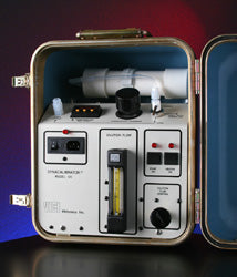 Dynacalibrator, Model 120-2, Portable, Internal Pump, Constant Temp System Range, Pyrex Chamber, Flow Range 0-2 lpm, 1/4" FEP Teflon Internal Lines, 1/4" Teflon Fittings, 110VAC & 12VDC