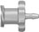 Adaptor, PP,Female  Luer to 1/16" Barbed