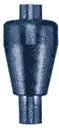 Adapter, Fused Silica, 1/32", for tubing between 0.40 and 0.50mm OD, Polyimide, Valcon
