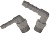 Adaptor, Angled, PA, Barbed For 8mm ID Tubing to Thread