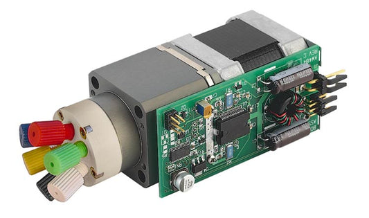 Valve, Cheminert integrated motor/valve, sensor and controller, 6 Port, 1/4-28 fitting for 1/16" tubing, 0.75mm (0.031) Ports, 75C/250PSI liq, PPS/E2