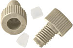 Nut, PEEK, Flangefree, Natural 1/16'', 1/4''-28