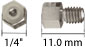 Nut, Rheodyne Type, X-Long,10-32, SS