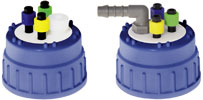 Waste Cap, B53, 4 Ports Includes Nuts, Ferrules And Plug 1/4"