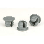 Sleeve Stopper, 15mm ID x 30mm OD, Red Rubber