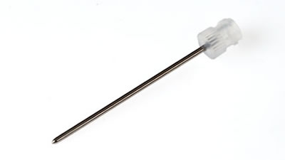Kel F Hub Luer Lok Needles - 22 Gauge