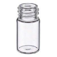 Clear Sample Vials in Lab File™ without Caps, short