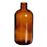 Amber Safety-Coated Bottles without Cap