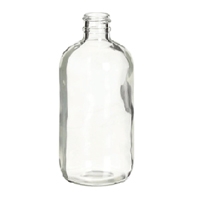 Clear Safety-Coated Bottles without Cap
