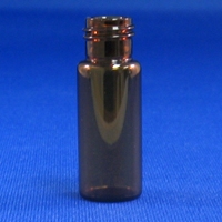 CHROMSPEC 12x32mm Screw Thread Vials and 9-425 Blue Caps with Septa - Amber Glass