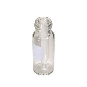 Next Generation - 300µL Clear R.A.M.™ Interlocked™ Borosilicate Glass Vial with fused Insert, 12x32mm, 9mm Thread with White Marking Spot