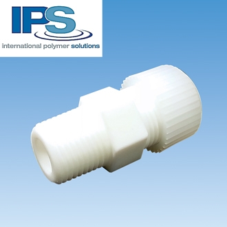 PTFE Tube Compression Fitting to Male NPT