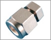 Capping: Stainless Steel Compression Cap (Swagelok) and Heavy Duty PTFE Ferrule for 1/4" Tube