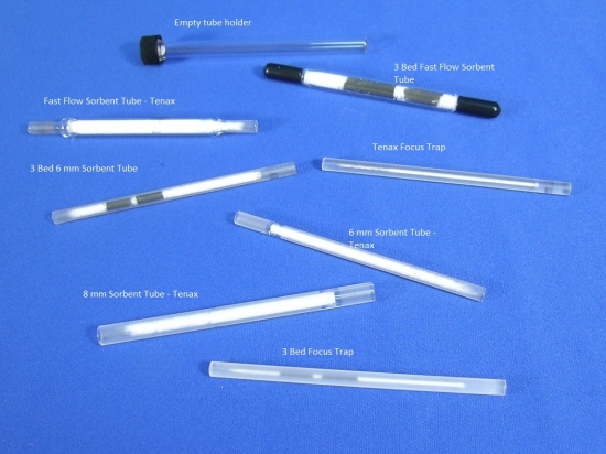 Fast Flow Sorbent Tubes, 10mm OD, 8mm ID, 4-5/8" Length