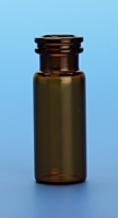 CHROMSPEC 12x32mm Crimp Top/Snap Ring Vials, 11mm Crimp - Amber Glass 