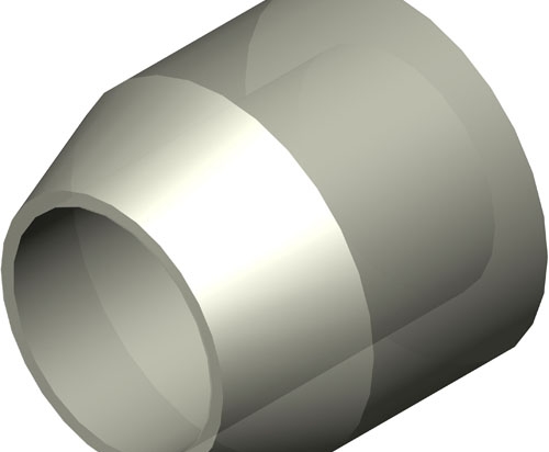 Inverted Cones for 1/8" OD Tubing