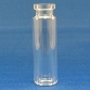 10mL Flat Top Crimp SPME Vial with Round Bottoms - Clear Glass