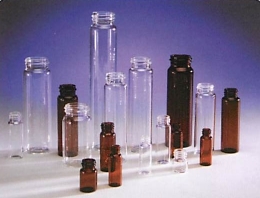 Vial, Amber Glass, 24-400 Thread, without Cap