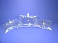 CHROMSPEC FEP Gas Sampling Bags, with On/Off Valves, Nickel Plated with 1/4" Diameter Barbed Stem and Separate Plastic Jaco® Fitting with Fluoropolymer Faced Septa