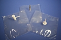 CHROMSPEC ALTEF Gas Sampling Bags, with 2 On/Off Valves with 1/4" Barbed Stems