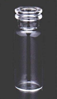 CHROMSPEC 12x32mm Crimp Top/Snap Ring Vials, 11mm Crimp - Clear Glass 